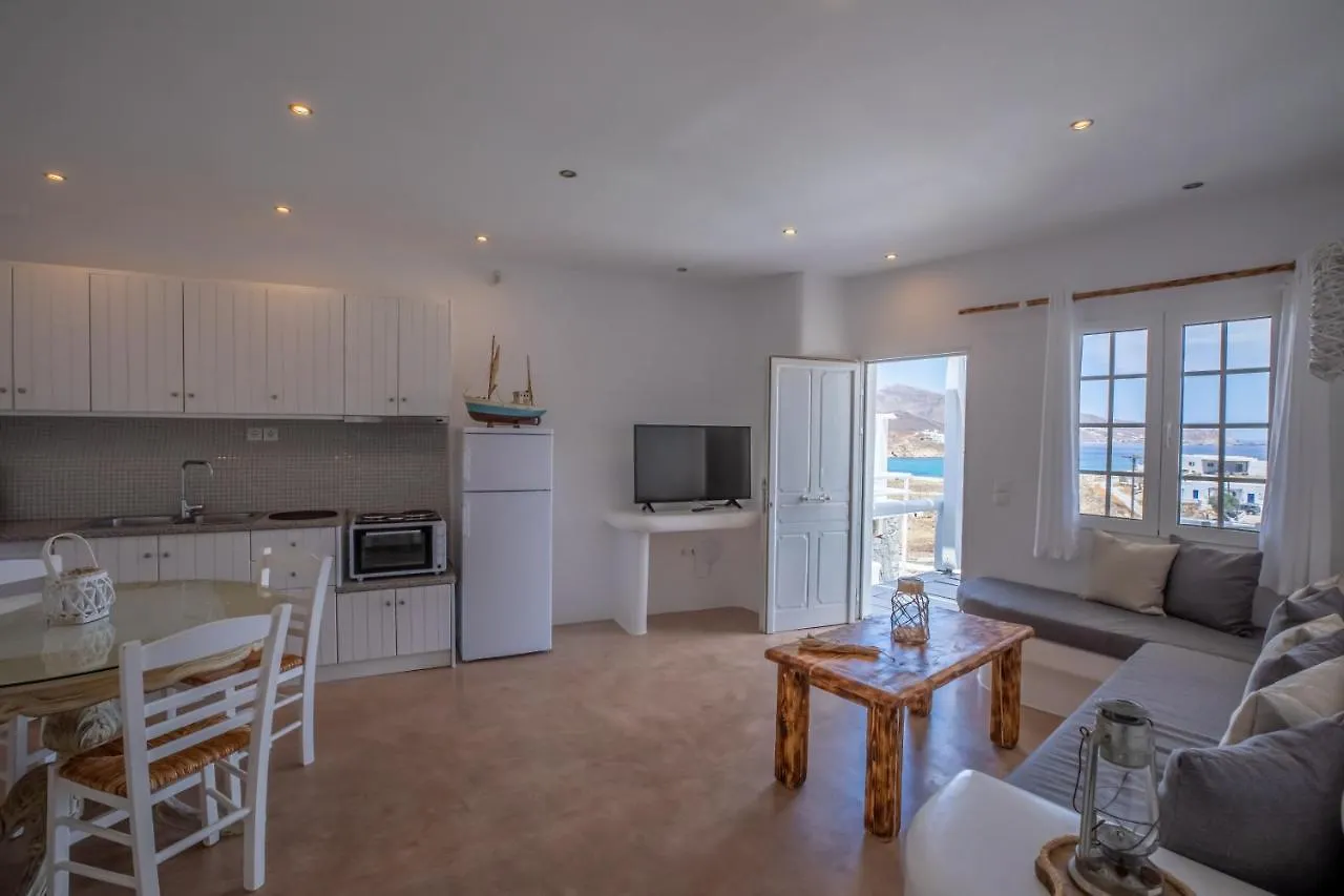 Apartmán Ftelia View 0*, Ftelia (Mykonos) Řecko